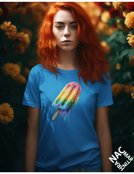 Dámské tričko - Už teču modré vel. S