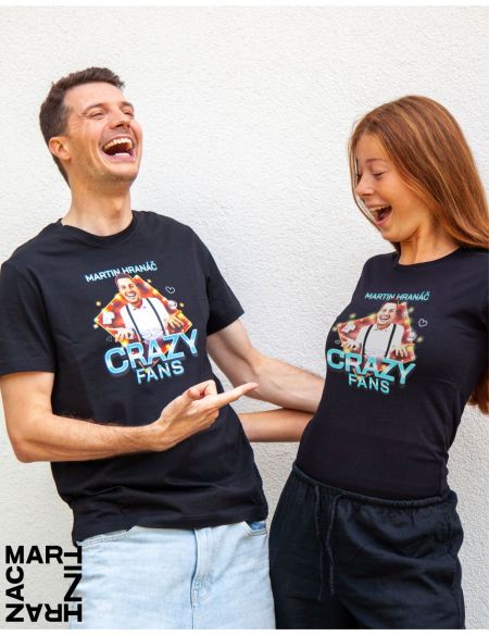 Men's T-shirt - Crazy Fans white