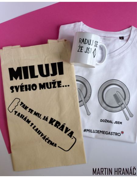 Dámský Výhodný set Triko žeru + hrnek + látková taška