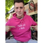Unisex Růžová mikina nech mě v klidu L