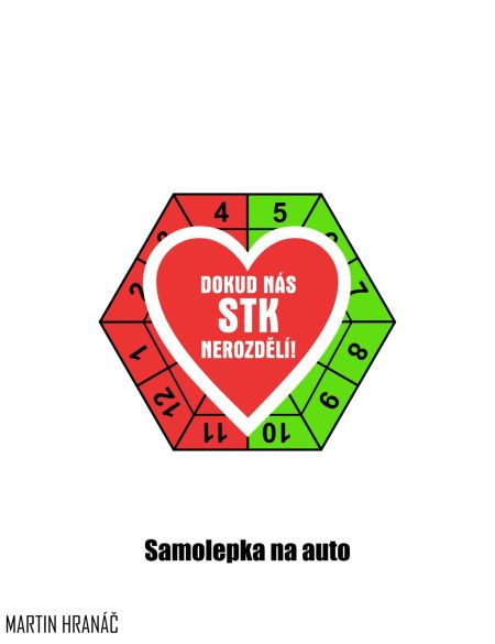 Samolepka na Auto STK